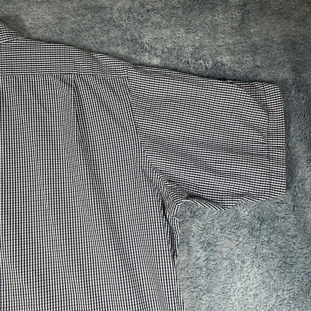 Polo Ralph Lauren Philip‎ Sport Mens XXL Gingham Check Short Sleeve Shirt Navy